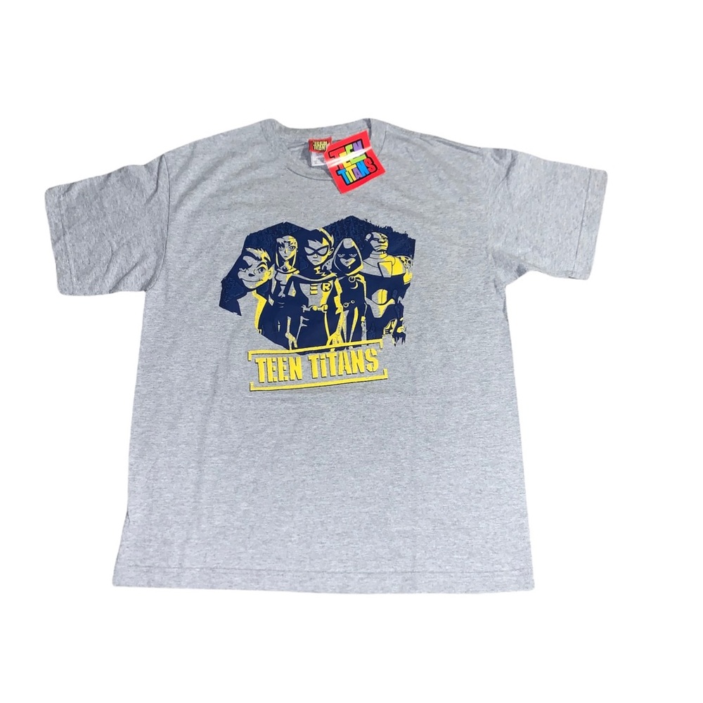 Vintage 2005 Teen Titans DC Comics Puff Print Cartoon Network Shirt